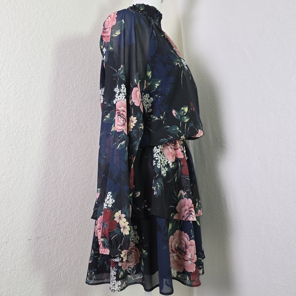 Yumi Kim Falling in Love Floral Mini Dress – Black Pink Navy M - Picture 3 of 16